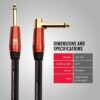 Monster Prolink Acoustic Instrument Cable: Right Angle to Straight, 12 ft, Angled to Straight 1/4 Plugs - Image 5