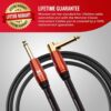 Monster Prolink Acoustic Instrument Cable: Right Angle to Straight, 12 ft, Angled to Straight 1/4 Plugs - Image 4