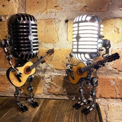 New Vintage Microphone <br /> Robot Desk Lamp