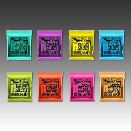 Ernie Ball Slinky Electric Guitar Strings Nickel Wound (6 String Set)