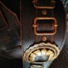 Handmade Leather Guitar Strap with Conchos - (Custom Order) - Image 2