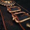 Handmade Leather Guitar Strap with Conchos - (Custom Order) - Image 3