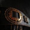 Handmade Leather Guitar Strap with Conchos - (Custom Order) - Image 4