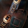 Handmade Leather Guitar Strap with Conchos - (Custom Order) - Image 5