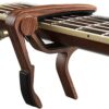 Guitar Capo, 2 Pack Wood Grain Metal Capo for Acoustic Electric Bass Ukulele Guitar Banjo with 2pcs Guitar Picks - Image 4