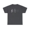 Shhh! Unisex Heavy Cotton Tee - (Black Design on Color) - Image 34