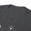 Shhh! Unisex Heavy Cotton Tee - (Black Design on Color) - Image 43