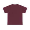 Shhh! Unisex Heavy Cotton Tee - (Black Design on Color) - Image 13