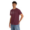 Shhh! Unisex Heavy Cotton Tee - (Black Design on Color) - Image 17