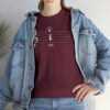 Shhh! Unisex Heavy Cotton Tee - (Black Design on Color) - Image 20
