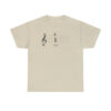 Shhh! Unisex Heavy Cotton Tee - (White Design on Color)