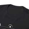 Shhh! Unisex Heavy Cotton Tee - (Black Design on Color) - Image 10