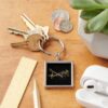 Black Guitar On Music Score Keychain - Image 2