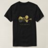 Peace Love Music Guitar Lake Shadow Hippie Musican T-Shirt - Image 3
