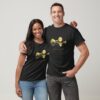 Peace Love Music Guitar Lake Shadow Hippie Musican T-Shirt - Image 2
