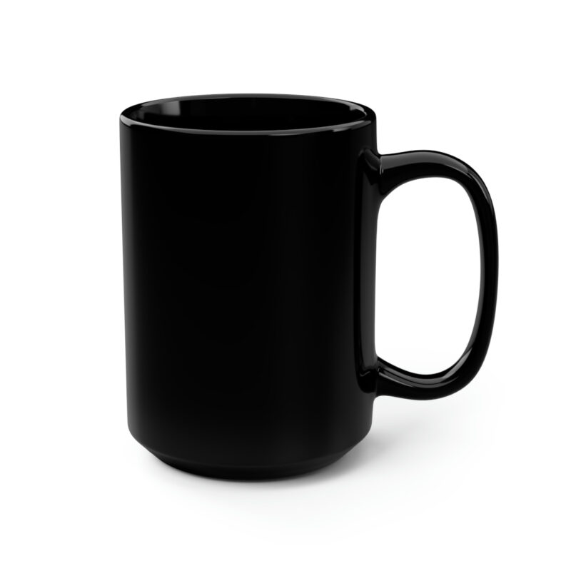 Lake Tahoe Guitar Bear - Black Mug, 15oz - Image 8