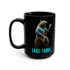 Lake Tahoe Guitar Bear - Black Mug, 15oz - Image 5