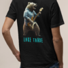 Lake Tahoe Guitar Bear - Unisex Heavy Cotton Tee - Black - Image 3