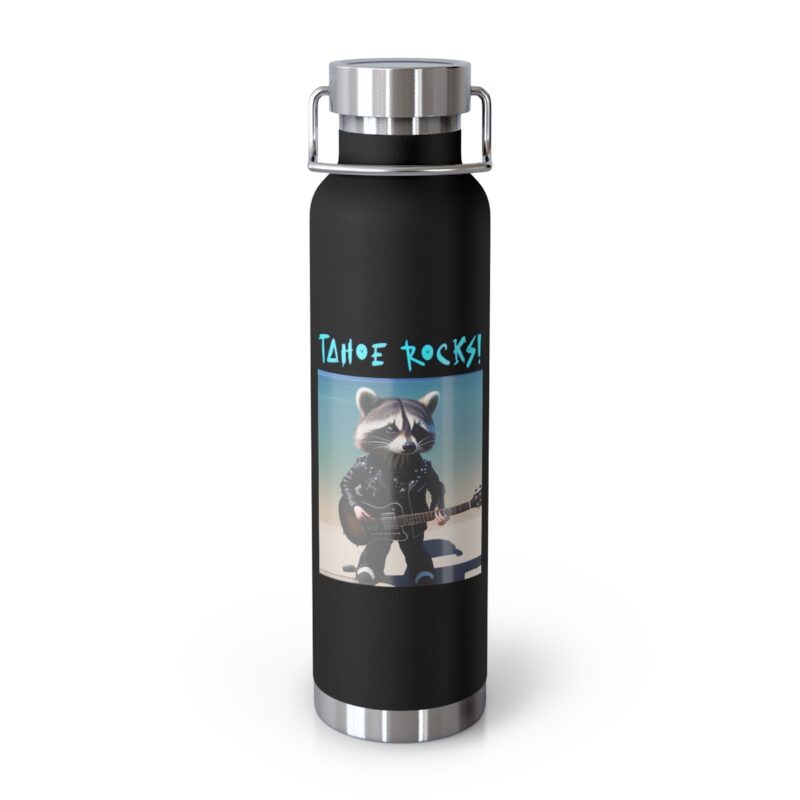 Tahoe Rocks! Raccoon - Copper Vacuum Insulated Bottle, 22oz - Image 22