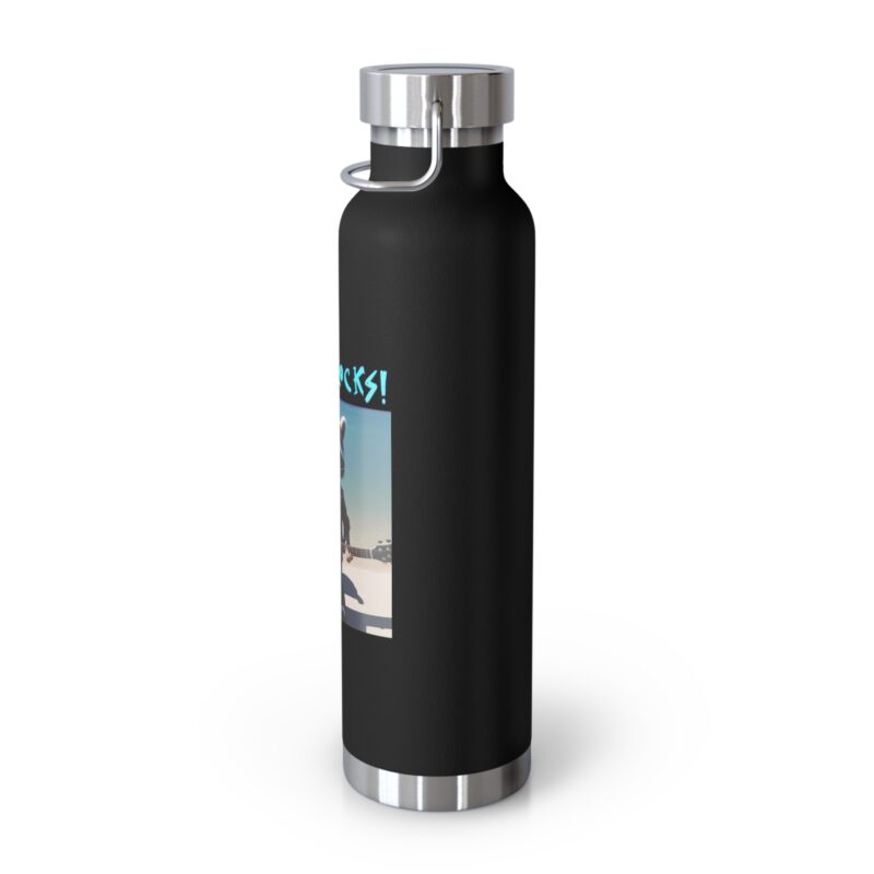 Tahoe Rocks! Raccoon - Copper Vacuum Insulated Bottle, 22oz - Image 24