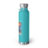 Tahoe Rocks! Coyote - Turquoise Vacuum Insulated Bottle, 22oz - Image 4