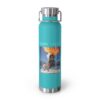 Tahoe Rocks! Coyote - Turquoise Vacuum Insulated Bottle, 22oz - Image 2