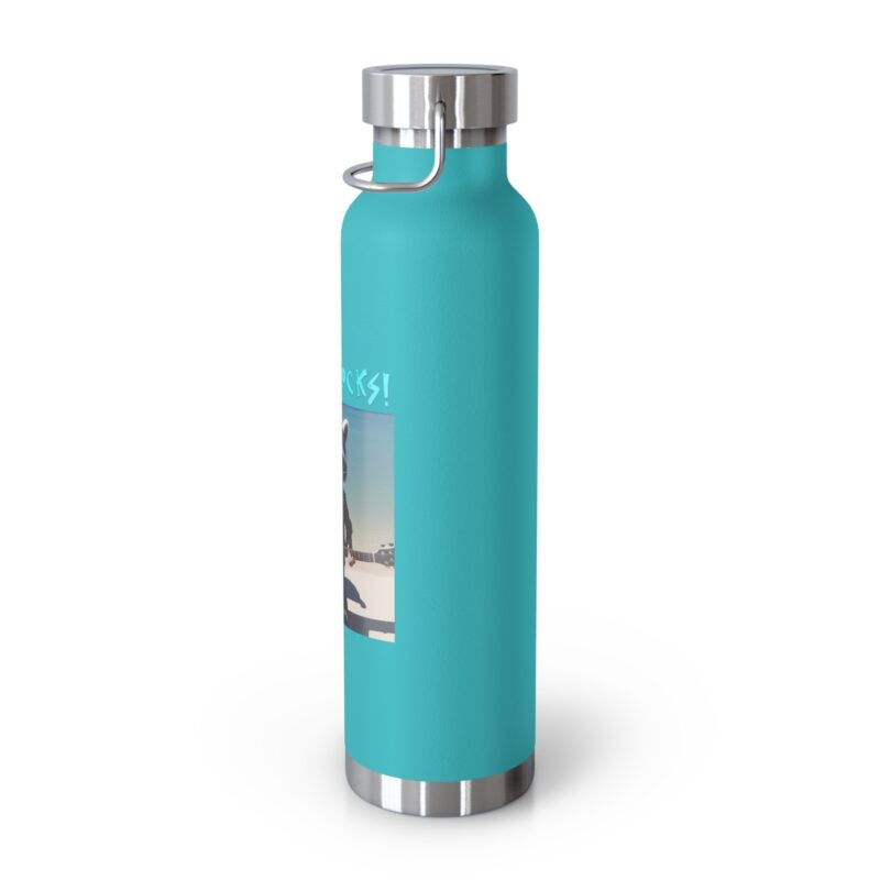 Tahoe Rocks! Raccoon - Copper Vacuum Insulated Bottle, 22oz - Image 17
