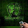 Custom Guitar Pick Metal Sign Wall Art with/without LED RGB Lights, Personalized Name, Music Room Decor, Birthday Gift, Christmas Gift - Image 3