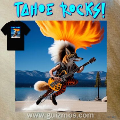 Tahoe Rocks! Coyote - Unisex Ultra Cotton Tee