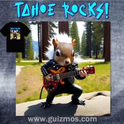 Tahoe Rocks! Squirrel - Unisex Ultra Cotton Tee