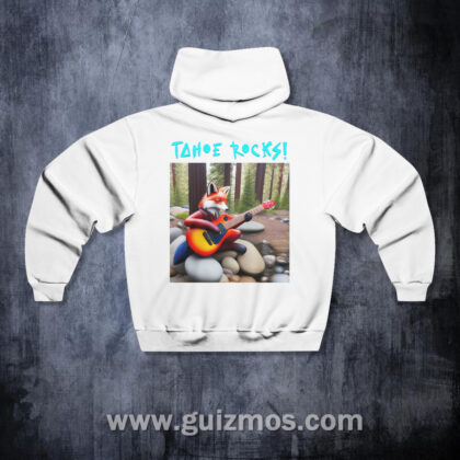 Tahoe Rocks! Fox – Men's NUBLEND® Hooded Sweatshirt
