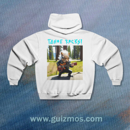 Tahoe Rocks! Squirrel – Men's NUBLEND® Hooded Sweatshirt