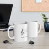 Shh... While I drink my coffee. - Ceramic Mug 11oz - White - Image 6