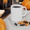 Shh... While I drink my coffee. - Ceramic Mug 11oz - White - Image 7