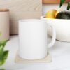 Shh... While I drink my coffee. - Ceramic Mug 11oz - White - Image 8