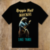 Reggie Hall ROCKS! Lake Tahoe - Unisex Heavey Cotton Tee - Black-PL - Image 2