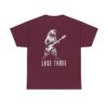 Lake Tahoe White Bear - Unisex Heavy Cotton Tee - Black - Image 13