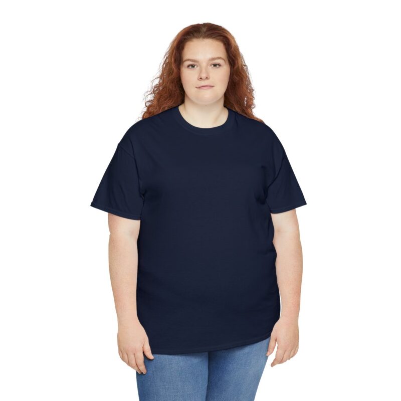 Lake Tahoe White Bear - Unisex Heavy Cotton Tee - Black - Image 55