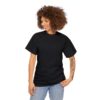 Lake Tahoe White Bear - Unisex Heavy Cotton Tee - Black - Image 3