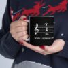 Shh... While I drink my coffee. - Ceramic Mug 11oz - Black - Image 11