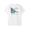 Classic Cars and Guitars, Bel Air, Turq/White - Unisex Ultra Cotton Tee - White