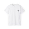 Classic Cars and Guitars, Bel Air, Turq/White - Unisex Ultra Cotton Tee - White - Image 2
