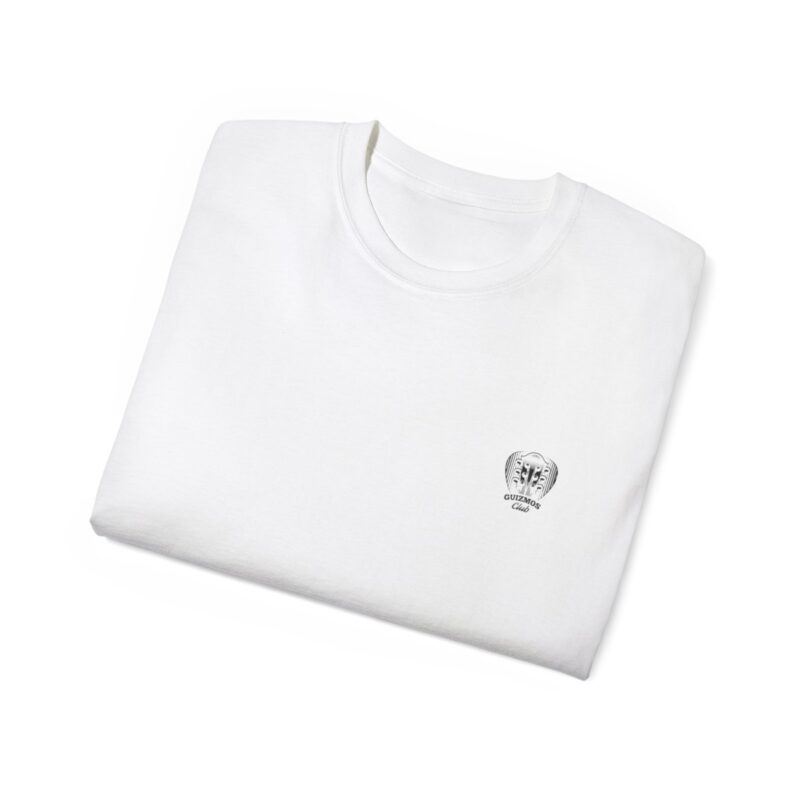 Classic Cars and Guitars, Bel Air, Turq/White - Unisex Ultra Cotton Tee - White - Image 4