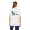 Classic Cars and Guitars, Bel Air, Turq/White - Unisex Ultra Cotton Tee - White - Image 6