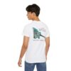 Classic Cars and Guitars, Bel Air, Turq/White - Unisex Ultra Cotton Tee - White - Image 8