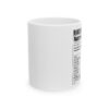 Bass Player Nutrition Mug - 11oz - White - Image 12