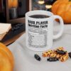 Bass Player Nutrition Mug - 11oz - White - Image 3