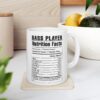 Bass Player Nutrition Mug - 11oz - White - Image 5
