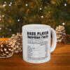 Bass Player Nutrition Mug - 11oz - White - Image 8