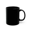 Guitar "Splash" - 11oz Black Mug - Image 7